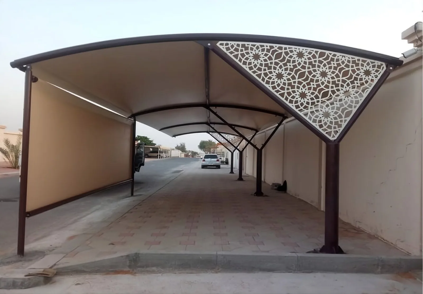 Multi-Bay Car Park Shade System