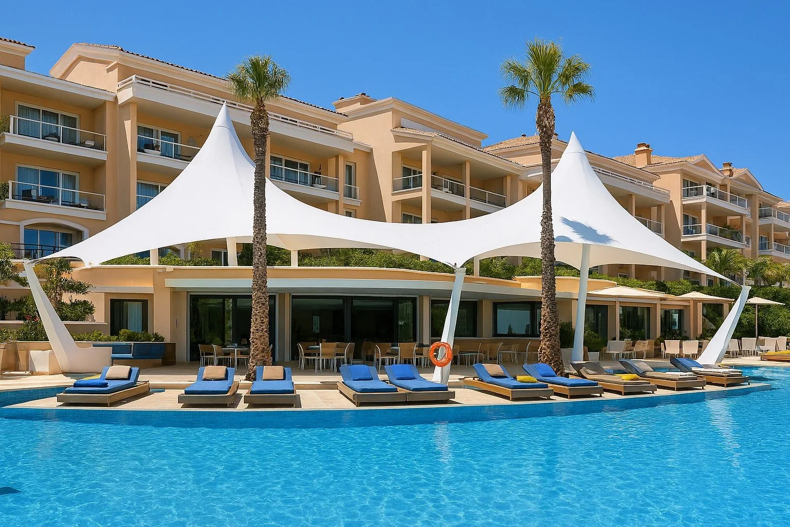 Conical Tensile Shade Canopy
